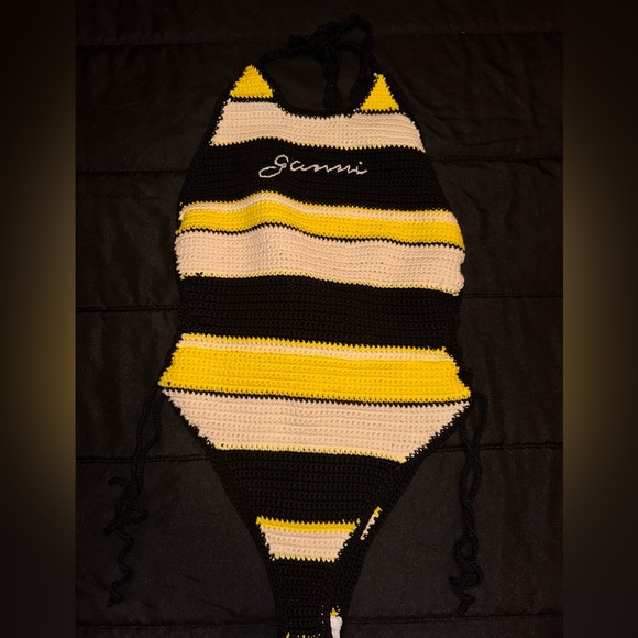 Ganni swimsuit and hat set - Picture 2 of 5